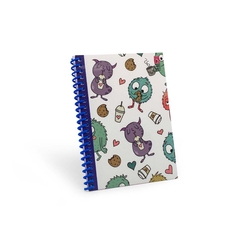 Thinkbook Cookie Monsters A6 Defter - Thumbnail