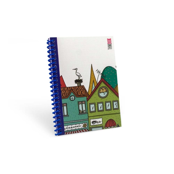 Thinkbook Houses A6 Defter