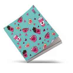 Thinkbook - Thinkbook Kalpler Çikolata Kalp Yumuşak Kapak 12,5 Cm Çizgisiz 96 Sayfa