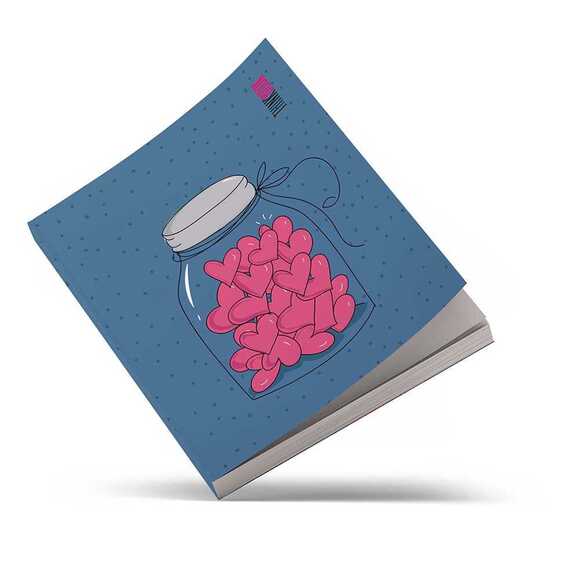 Thinkbook Kalpler Kavanozdaki Kalpler Yumuşak Kapak 12,5 Cm Çizgisiz 96 Sayfa