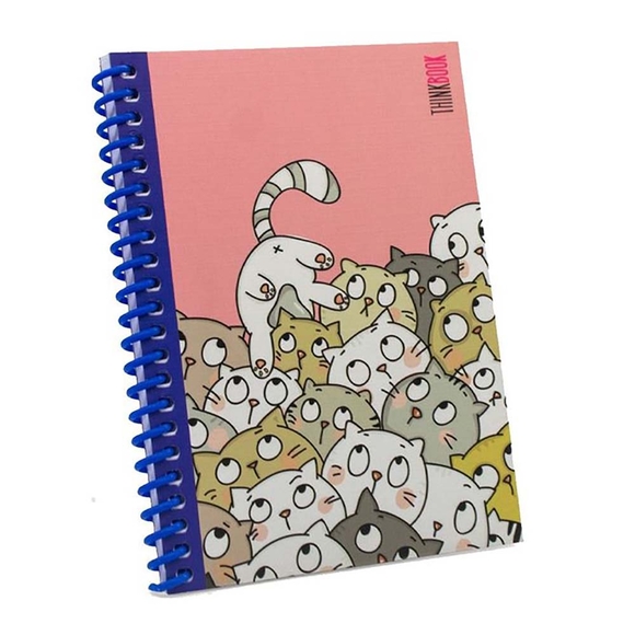 Thinkbook Spoiled Cats 10X14 A6 Defter