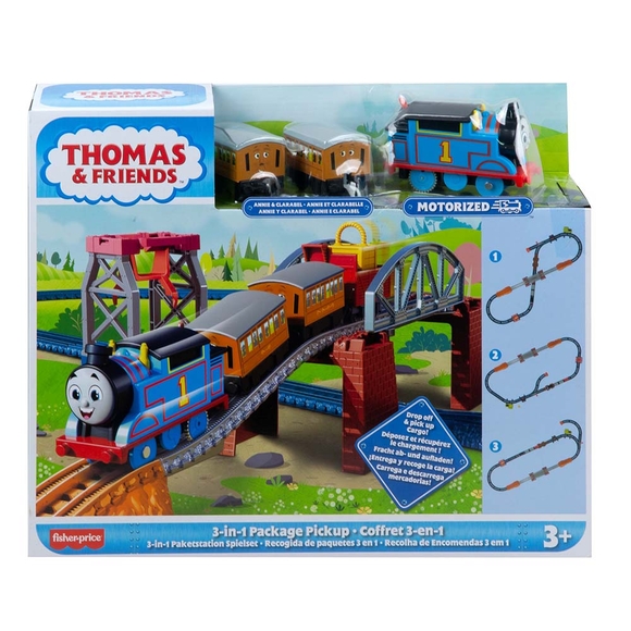 Thomas ve Arkadaşları - 3’ü 1 Arada Kargo Macerası Oyun Seti HGX64