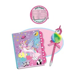 Tokidas Secret Lock Journal Pom Pom Pen T108UF - Thumbnail
