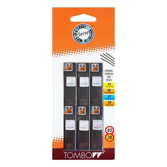 Tombow Min 2B 0.5 mm 6’lı Set