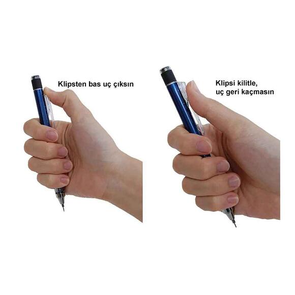 Tombow Monograph Pastel Mekanik Kurşun Kalem 0,7mm Buz Mavisi MG44R7