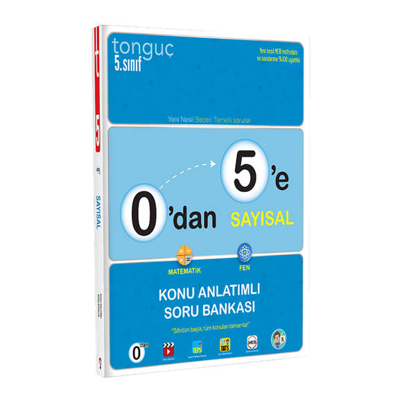 Tonguç 0´dan 5´e Sayısal Konu Anlatımlı Soru Bankası 