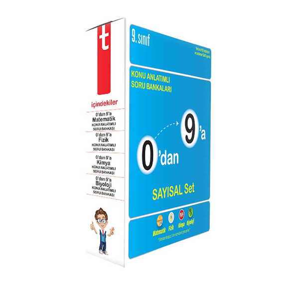Tonguç  0’dan 9’a Konu Anlatımlı Soru Bankası Sayısal Set