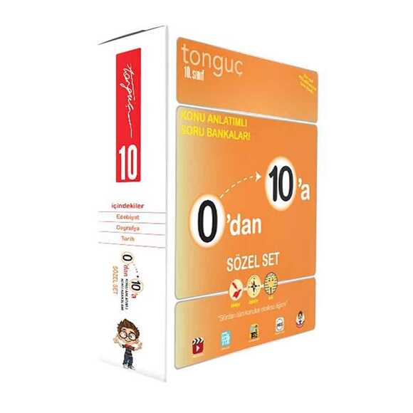 Tonguç  10. Sınıf 0’dan 10’a Konu Anlatımlı Soru Bankası Sözel Set
