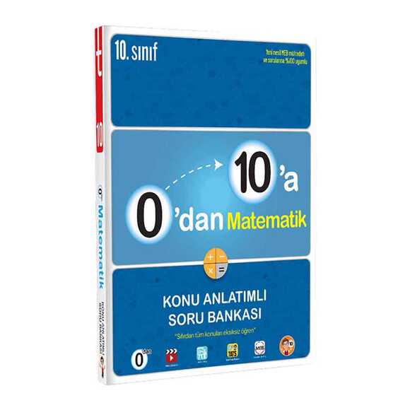 Tonguç 10. Sınıf 0’dan 10’a Matematik Konu Anlatımlı Soru Bankası 364635