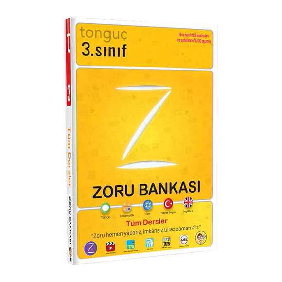 Tonguç 3. Sınıf Tüm Dersler Zoru Bankası +
