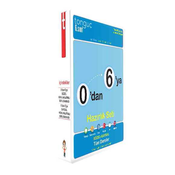 Tonguç 6. Sınıf 0’dan 6’ya Konu Anlatımlı Soru Bankası Seti +