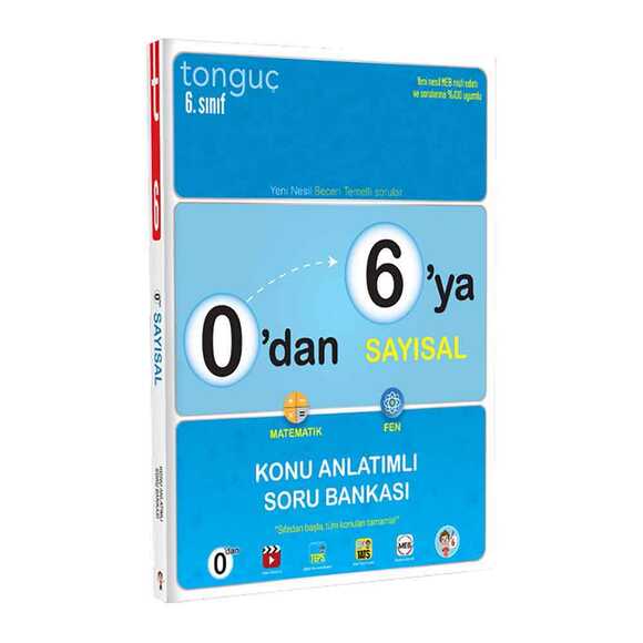 Tonguç 6. Sınıf 0’dan 6’ya Sayısal Konu Anlatımlı Soru Bankası 368813