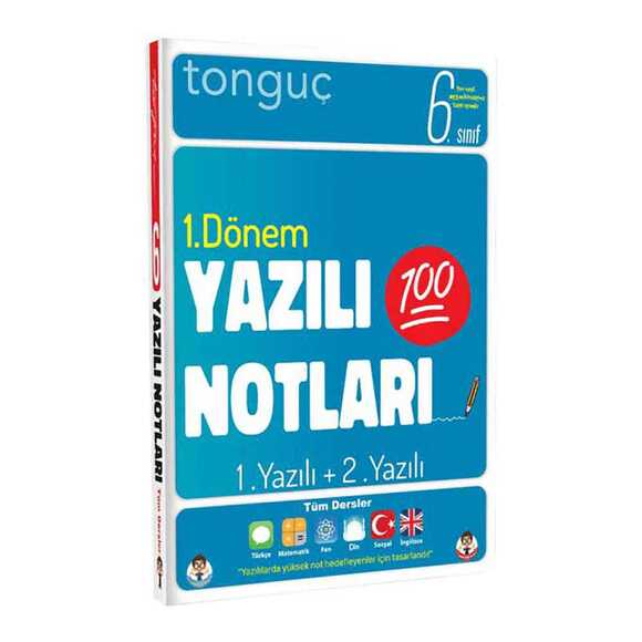 Tonguç 6. Sınıf Yazılı Notları 1. Dönem 1 ve 2. Yazılı