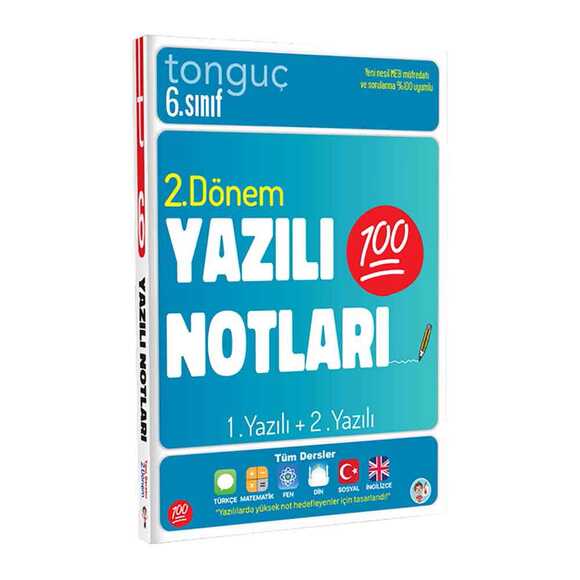 Tonguç 6. Sınıf Yazılı Notları 2. Dönem 1. Yazılı +