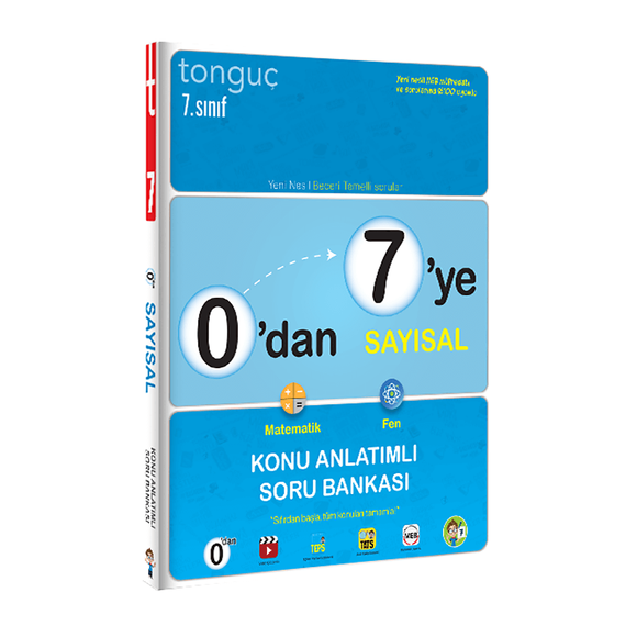 Tonguç 7. Sınıf 0’dan 7’ye Sayısal Konu Anlatımlı Soru Bankası 367748