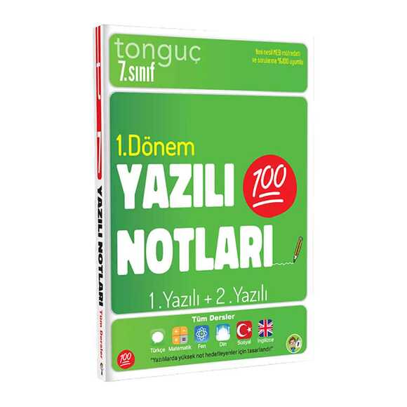 Tonguç 7. Sınıf Yazılı Notları 1. Dönem 1 ve 2. Yazılı 368821