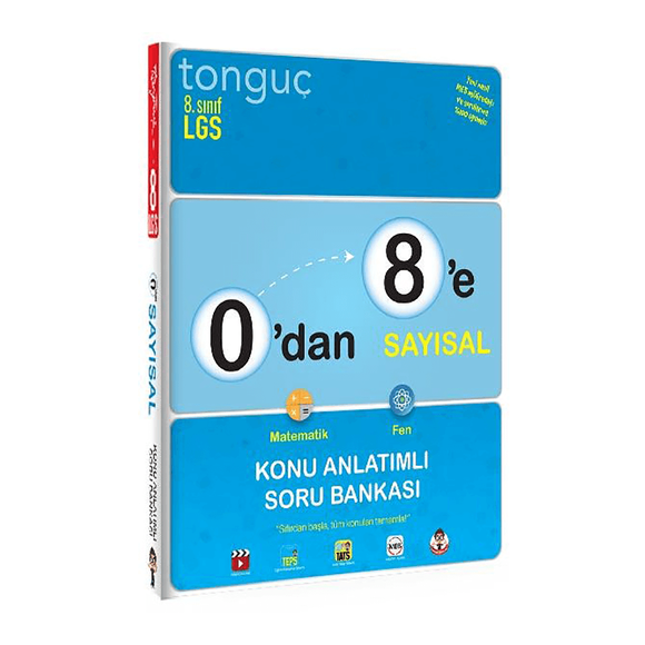Tonguç 8. Sınıf 0’dan 8’e Sayısal Konu Anlatımlı Soru Bankası