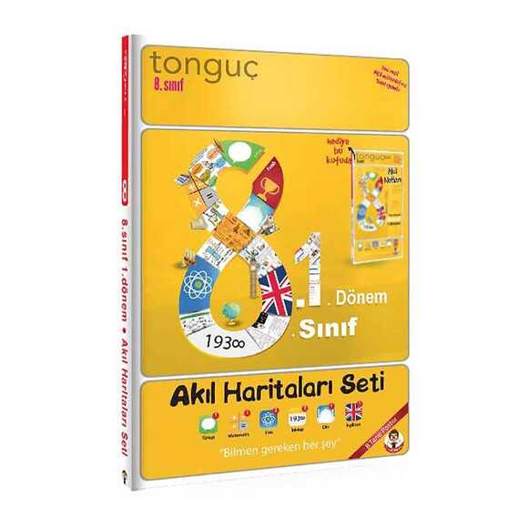 Tonguç 8. Sınıf 1. Dönem Akıl Haritaları Seti