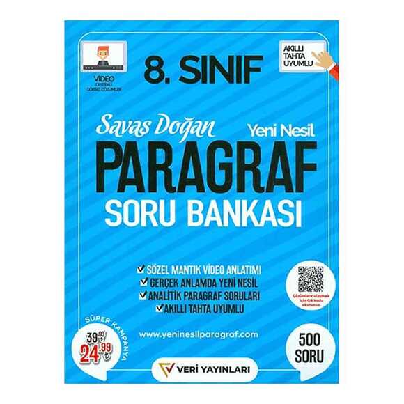 Tonguç 8. Sınıf LGS Paragraf Soru Bankası Veri Yayınları