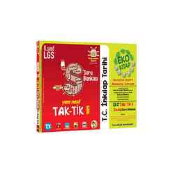 Tonguç Yayınları - Tonguç 8. Sınıf T.C. İnkılap Tarihi ve Atatürkçülük Eko Taktikli Soru Bankası 