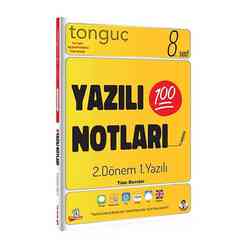 Tonguç 8. Sınıf Yazılı Notları 2. Dönem 1. Yazılı - Thumbnail