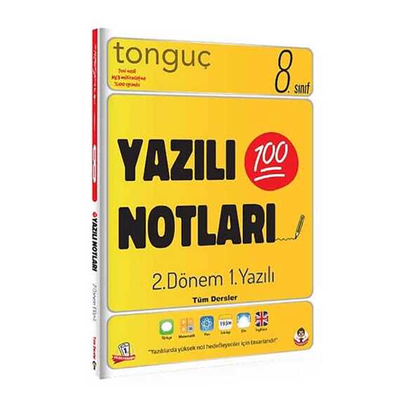 Tonguç 8. Sınıf Yazılı Notları 2. Dönem 1. Yazılı