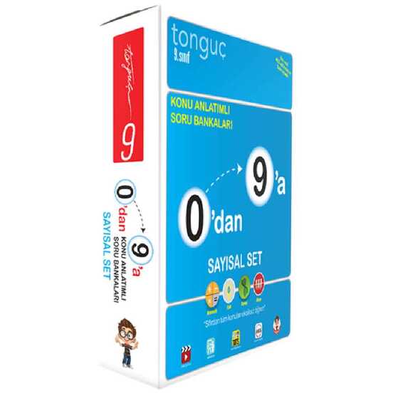 Tonguç  9. Sınıf 0’dan 9’a Konu Anlatımlı Soru Bankası Sayısal Set