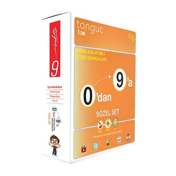 Tonguç 9. Sınıf 0’dan 9’a Konu Anlatımlı Soru Bankası Sözel Set