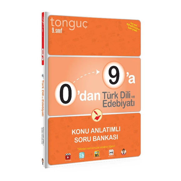 Tonguç 9. Sınıf 0’dan 9’a Türk Dili ve Edebiyatı Konu Anlatımlı Soru Bankası