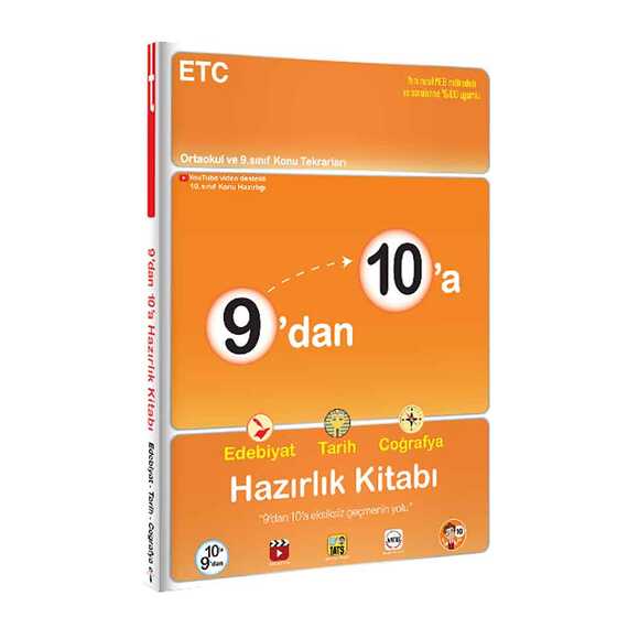 Tonguç  9’dan 10’a Edebiyat Tarih Coğrafya Hazırlık Kitabı