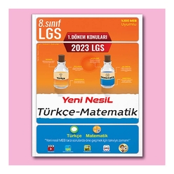 Tonguç LGS 1. Dönem Yeni Nesil Türkçe Matematik Soru Bankası - Thumbnail