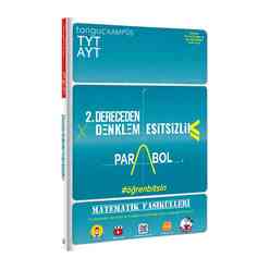 Tonguç TYT-AYT Matematik Fasikülleri- İkinci Dereceden Denklemler-Parabol-Eşitsizlikler 356059 - Thumbnail
