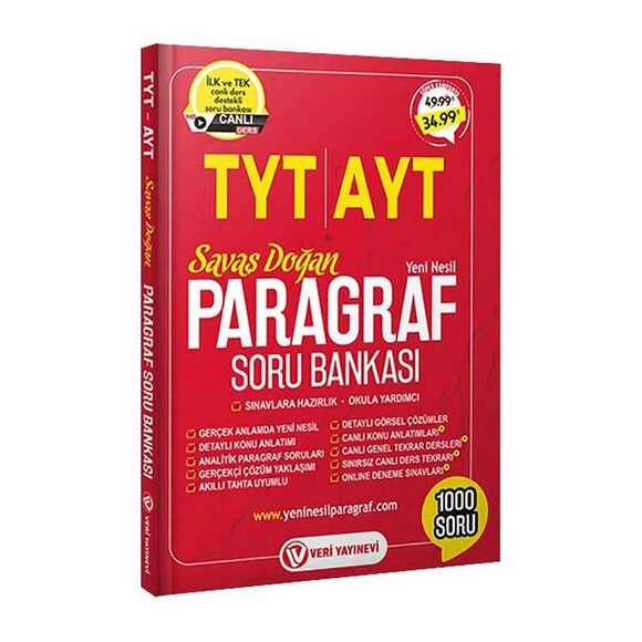 Tonguç TYT AYT Paragraf Soru Bankası Veri Yayınları