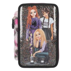 Top Model - Top Model 3 Katlı Dolu Kalem Kutusu Rebel Kitty - Thalia 413017