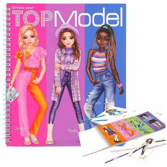Top Model Create Your Colouring Book
