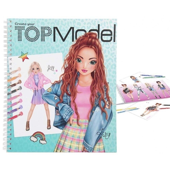 Top Model Create Your Colouring Book