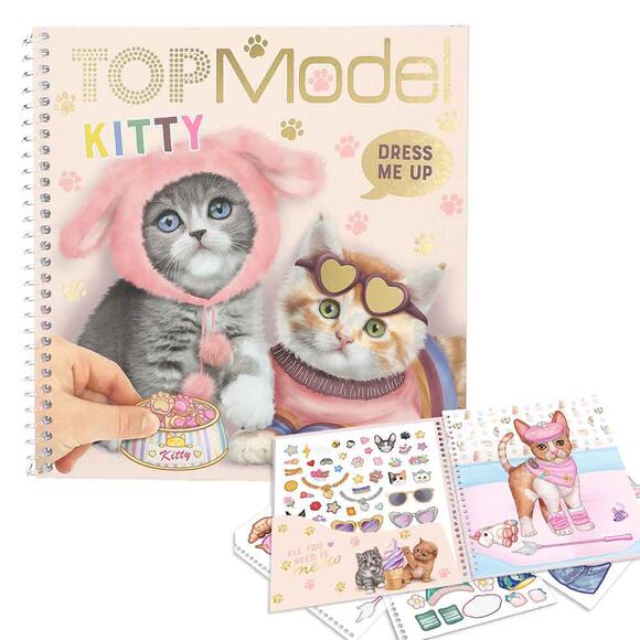 Top Model Kedi Figürlü Çıkartma Kitabı 412965