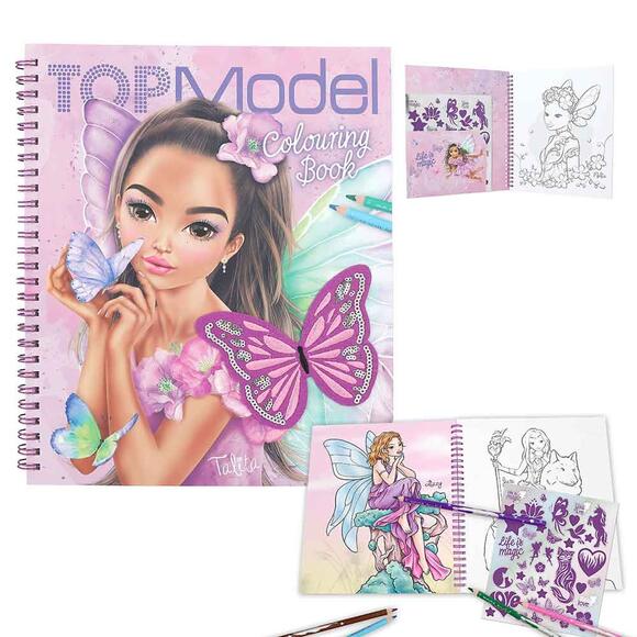 Top Model Peri Masal Hayvanları Boyama Kitabı 412976