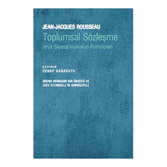 Toplumsal Sözleşme J.Rousseau