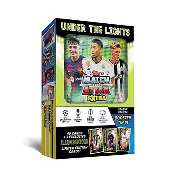 Topps 2023 - 24 Match Attax Extra Booster Tin 1 ve 2 - Under The Lights