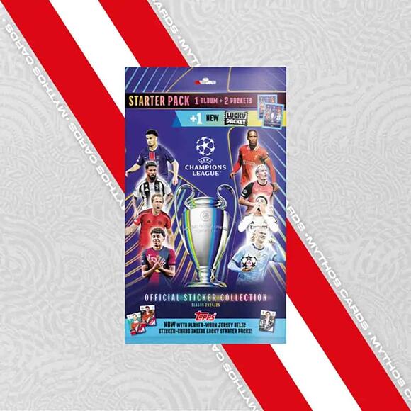 Topps 2025 UEFA Şampiyonlar Ligi Sticker - Album Pack