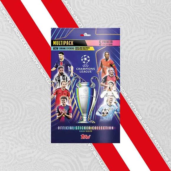Topps 2025 UEFA Şampiyonlar Ligi Sticker - Multipack