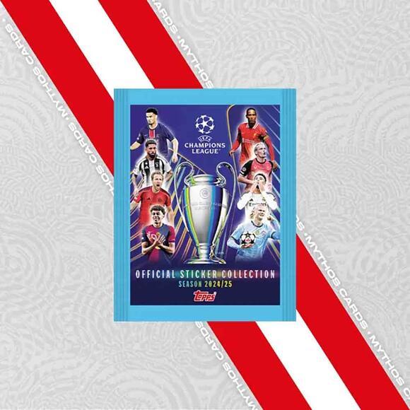 Topps 2025 UEFA Şampiyonlar Ligi Sticker - Paket