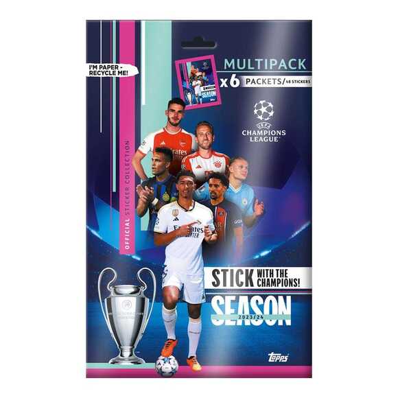 Topps Şampiyonlar Ligi 2023 - 24 Sticker Multipack