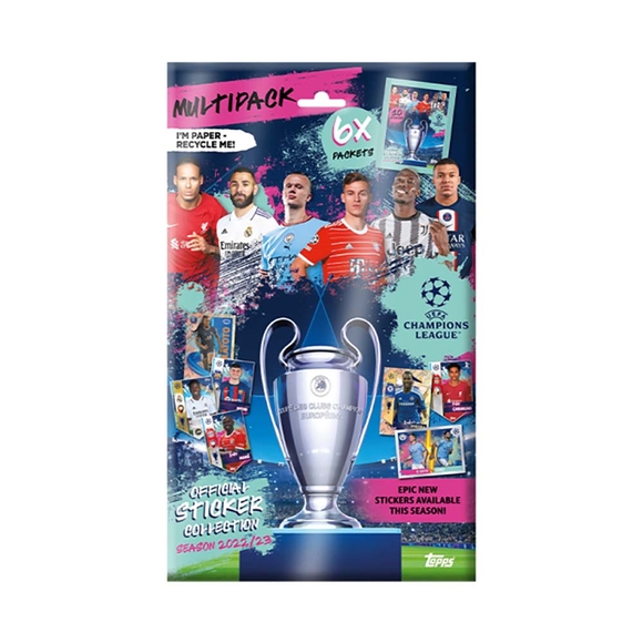 Topps UEFA Şampiyonlar Ligi 22-23 Sezonu Stickerları - Multi Paket