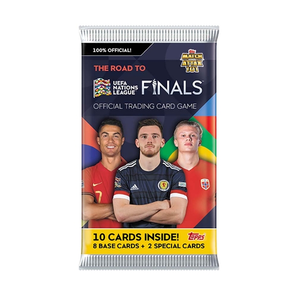 Topps UEFA Uluslar Ligi Final Yolu Match Attax 101 Paket