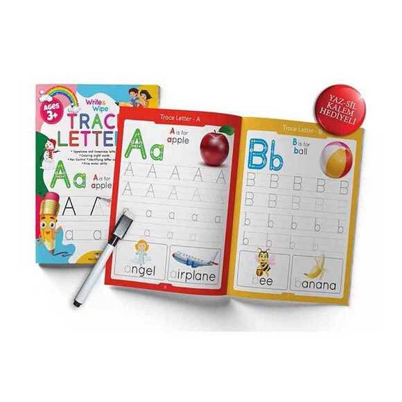 Trace Letters Wrıte And Wıpe Actıvıty Book 