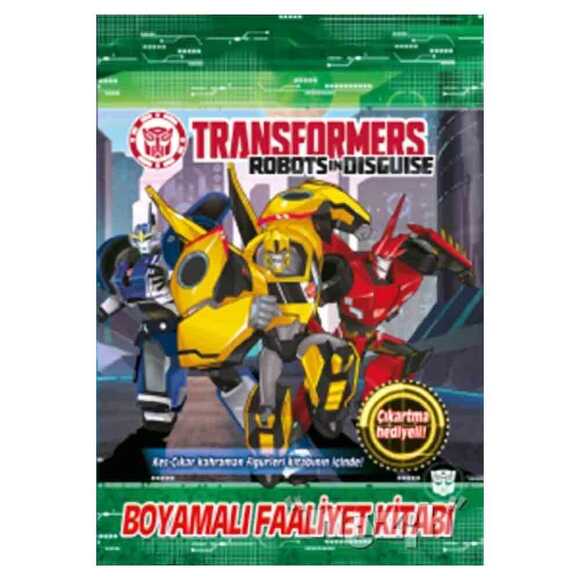 Transformers - Boyamalı Faaliyet Kitabı