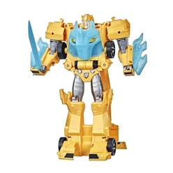 Transformers Bumblebee Cyberverse Sür ve Dönüştür Büyük Figür F2722 - Thumbnail