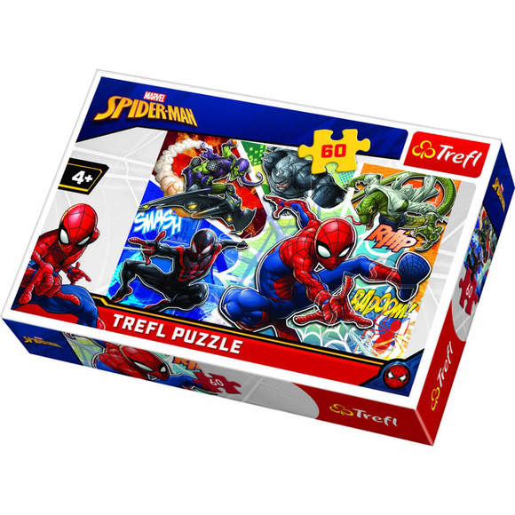 Trefl Brave Spiderman 60 Parça Puzzle 17311